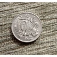 Werty71 Австралия 10 центов 1969 Благородный Лирохвост Блеск