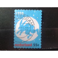Нидерланды 1998 Новогодняя марка, заяц