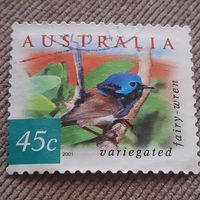 Австралия 2001. Фауна. Variegated Fairy-wren