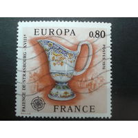 Франция 1976 Европа, керамический кувшин 18 века