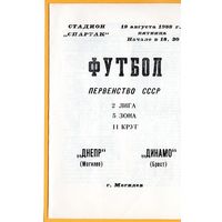 Днепр Могилев - Динамо Брест 19.08.1988г.