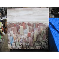 Нью-Йорк. Цветная печать на ткани, подрамник 50х50 см.