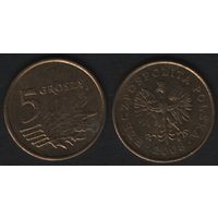 Польша y278 5 грош 2008 год (mw) (f0