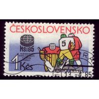 1 марка 1985 год Чехословакия Хоккей 2810