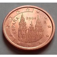 2 евроцента, Испания 2004 г., AU