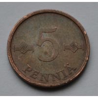 Финляндия, 5 пенни 1964 г.