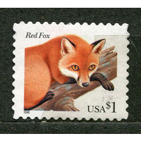 Рыжая лисица. США. 1998. Полная серия 1 марка