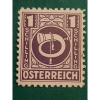 Австрия 1945. Почтовый рожок. Стандарт