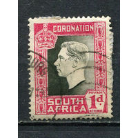 Южная Африка - 1937 - Коронация короля Георга VI 1Р - [Mi.111] - 1 марка. Гашеная.  (Лот 96FA)-T25P9