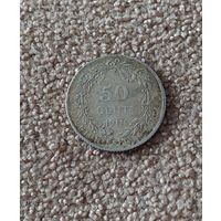Бельгия 50 сантимов, 1911