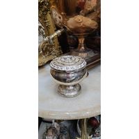 Аукцион с рубля! 62 Прекрасная посеребренная вазочка для бутонов цветов роузбоул Англия