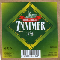 Этикетка пива Znaimer Чехия Ф285
