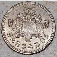 Барбадос 10 центов, 1973 Без отметки монетного двора (12-6-9)