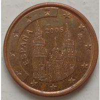 1 евроцент 2006 Испания. Возможен обмен