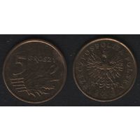 Польша y278 5 грош 2003 год (mw) (f0