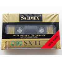 Аудиокассета Salimex, Super Chrome Type II, C 90 SX-II, новая, заводская упаковка