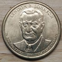США 1 Доллар 2015. 36-й Президент - Линдон Джонсон (D)