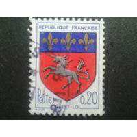 Франция 1966 герб г. Сент-Ло