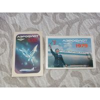 Календарик СССР,  Аэрофлот, Украина. 1985, 1979