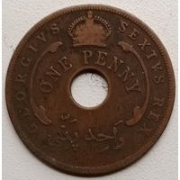 Британская Западная Африка 1 пенни 1952