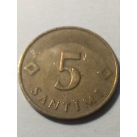 5  сантим Латвия 1992