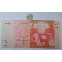 Werty71 Тонга 2 паанги 2009 UNC банкнота