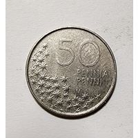 Финляндия 50 пенни, 1990