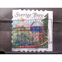 Швеция 2004 Дары леса, ягоды Михель-1,2 евро гаш