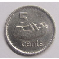 Фиджи 5 центов 2010 г
