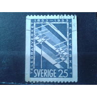 Швеция 1953 100 лет телеграфу