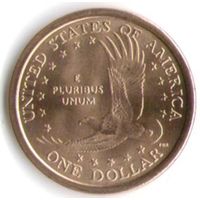 1 доллар США 2003 год Сакагавея Парящий орел двор D _состояние aUNC/UNC