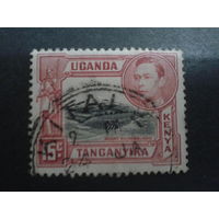 Кения Уганда Танганьика 1938 король Георг 6, гора Килиманджара