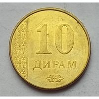 Таджикистан 10 дирам 2011 г.