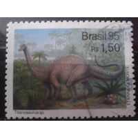 Бразилия 1995 Динозавр Михель-2,5 евро гаш