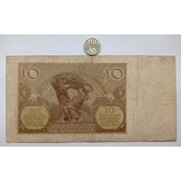Werty71 Польша 10 злотых 1940 банкнота Краков