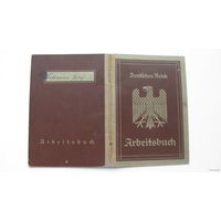 1936 г. Германия . Трудовая книжка