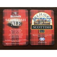 Подставка Belhaven Scottish Ale с печатью о вреде No 1