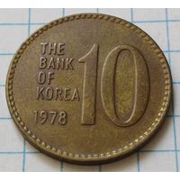 Южная Корея 10 вон, 1978     ( 3-3-7 )