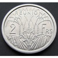 Реюньон. 2 франка 1948 год KM#8  Тираж: 2.000.000 шт