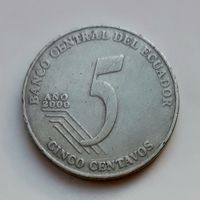 Эквадор. 5 сентаво 2000 г.
