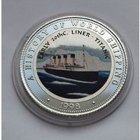 59. Сомали 250 шиллингов 1998 г. Титаник