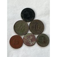 Германия 6 монет