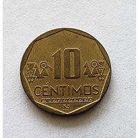 Перу 10 сентимо, 2003