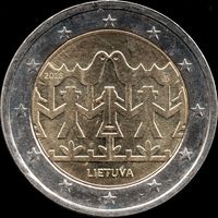 Литва 2 евро 2018 г. "Литовские песни и танцы" UC#104 (17-42)