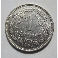 Германия 1 марка 1933 G.  .22-88
