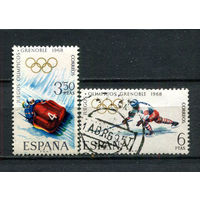 Испания - 1968 - Зимние Олимпийские игры - 2 марки. Гашеные.  (Лот 19EK)-T7P14