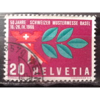 Швейцария 1966 Ветка дерева