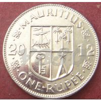 5892: 1 рупия 2012 Маврикий