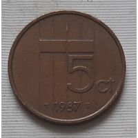5 центов 1987 г. Нидерланды