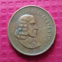 ЮАР 1 цент 1967 г. #41525